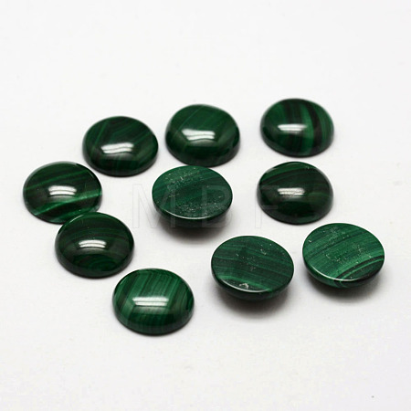 Natural Malachite Cabochons X-G-O146-03E-1