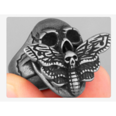 Halloween 304 Stainless Steel Finger Rings for Men FS-WG33C94-18-1