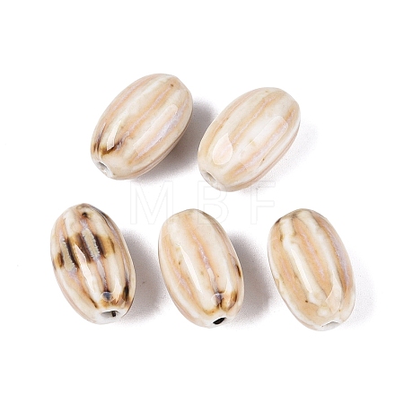 Vintage Handmade Porcelain Beads PORC-Q006-10A-1
