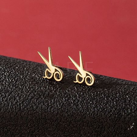 Stainless Steel Small Animal Stud Earrings for Women PW-WG87B69-21-1