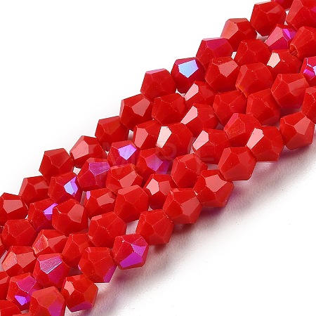 Opaque Solid Color Imitation Jade Glass Beads Strands LS-EGLA-A039-P4mm-L02-1