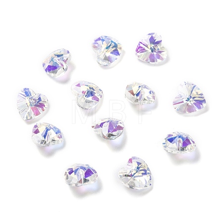 Electroplate Glass Charms G030V10mm-001GL-1