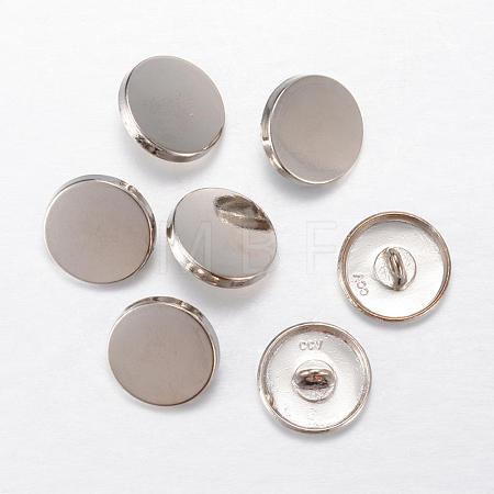 Alloy Shank Buttons BUTT-D054-15mm-05P-1