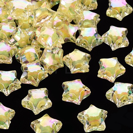 Transparent Acrylic Beads TACR-S152-02D-SS2105-1