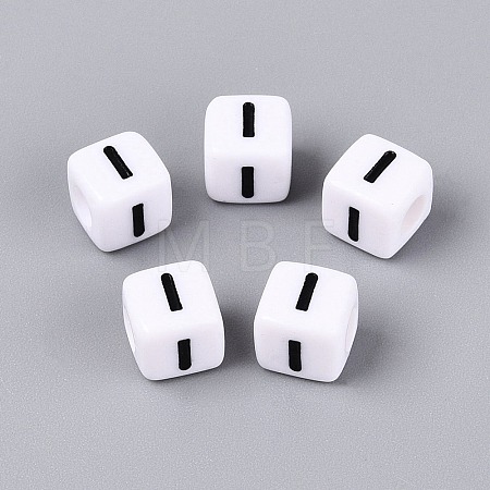 Opaque Acrylic Beads SACR-N020-04A-I-1