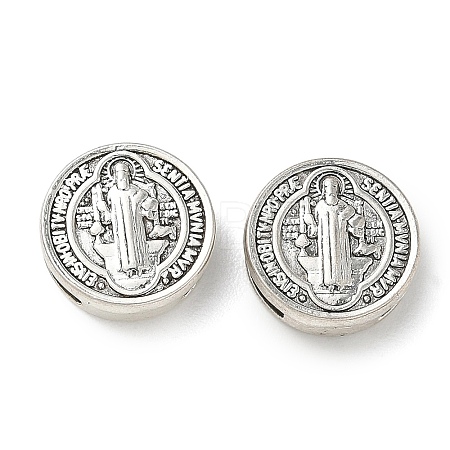Religion Alloy Slide Charms FIND-E051-05AS-1