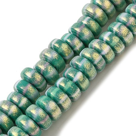 Handmade Polymer Clay Beads Strands CLAY-H006-03F-1