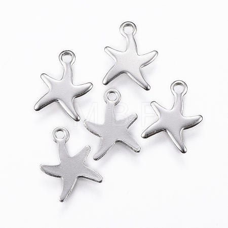 Tarnish Resistant 304 Stainless Steel Charms STAS-K154-22P-1