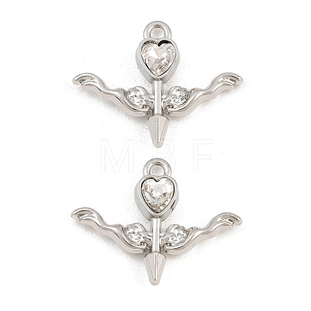 Alloy with Rhinestone Pendants RB-CBA7AC6-15P-02-1