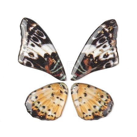 Translucent Resin Pendants Set RESI-G063-01D-1