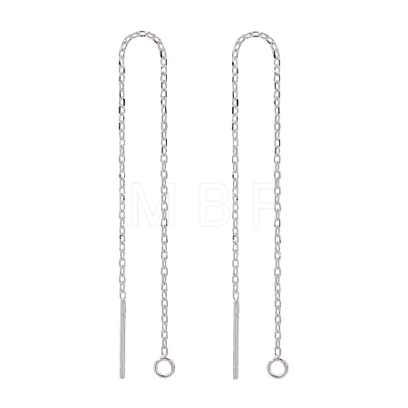 925 Sterling Silver Ear Stud Findings STER-I014-04S-1