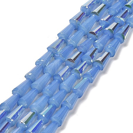 Baking Paint Glass Beads Strands DGLA-D001-03J-1