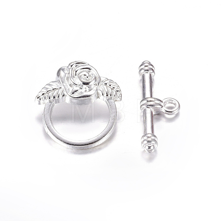 Tibetan Style Alloy Toggle Clasps X-LF0026Y-S-1