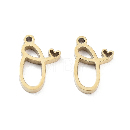 304 Stainless Steel Charms STAS-M327-02G-O-1