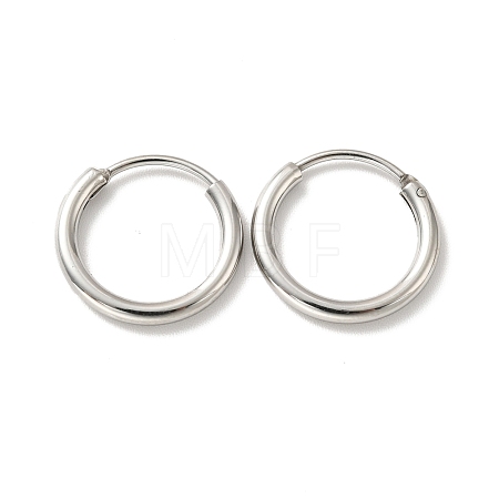 Tarnish Resistant 201 Stainless Steel Huggie Hoop Earrings STAS-H164-03P-1