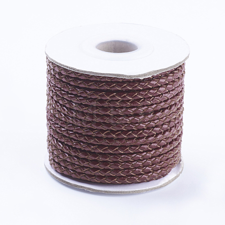 Round Braided Cowhide Cords WL-L009-01Q-1