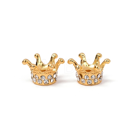 Alloy & Crystal Rhinestone Beads FIND-Z129-03G-1
