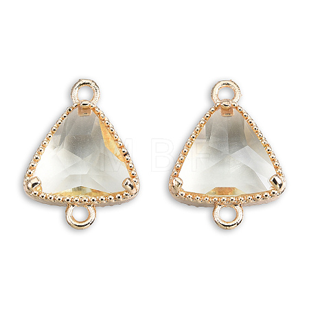 Transparent K9 Glass Connector Charms GLAA-N038-60-F12-1