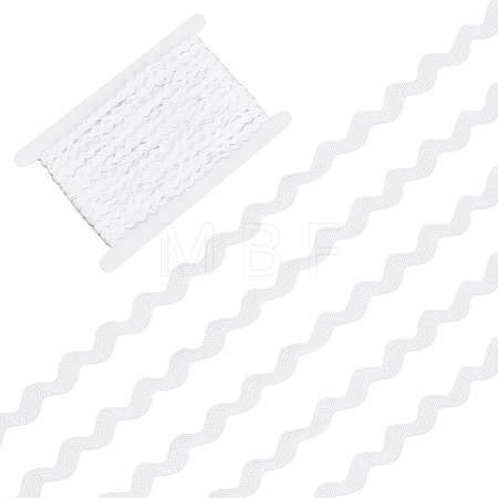 25M Polyester Wavy Fringe Trim Ribbon OCOR-ME0001-90A-1