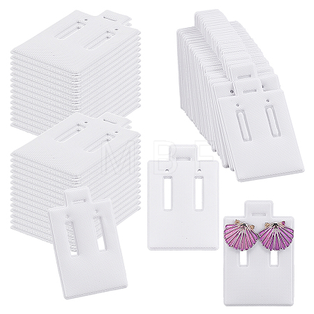 PVC Earring Organizer Display Stands for Jewelry Display Rack EDIS-WH0011-06F-1