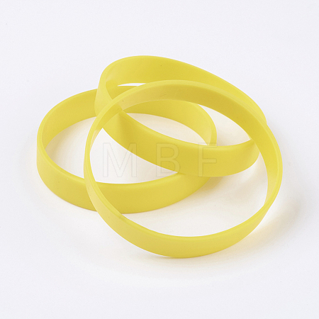 Silicone Wristbands Bracelets BJEW-J176-A-19-1
