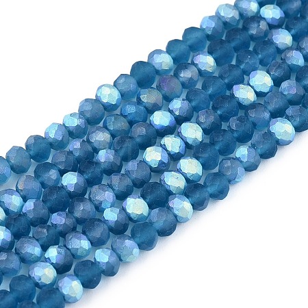 Transparent Glass Beads Strands EGLA-A044-T2mm-MB27-1