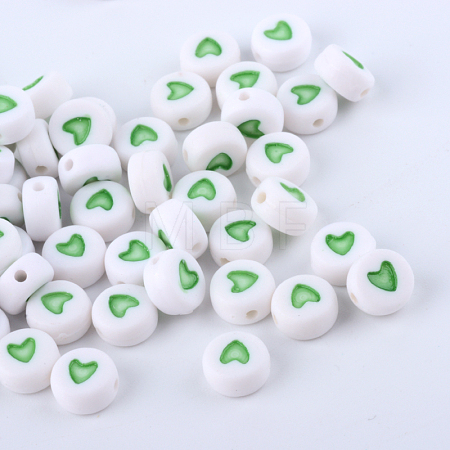 Opaque Acrylic Beads SACR-Q126-07I-1