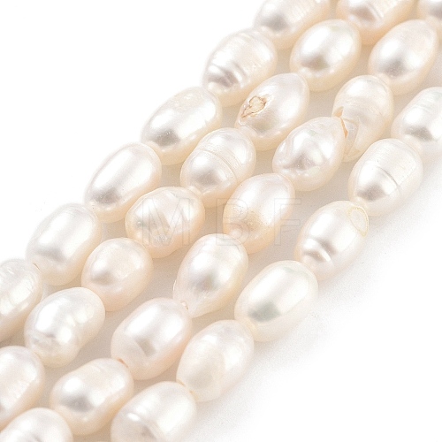 Natural Cultured Freshwater Pearl Beads Strands PEAR-P062-06A-1