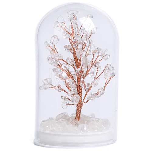 Natural Quartz Crystal Tree of Life Decorations PW-WGF3F59-03-1