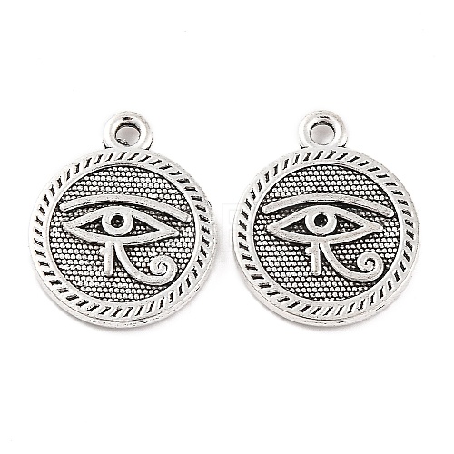 Tibetan Style Alloy Pendants X-TIBEP-R304-077AS-LF-1