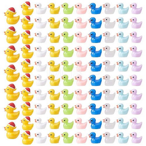 100Pcs Luminous Mini Ducks JX343A-1