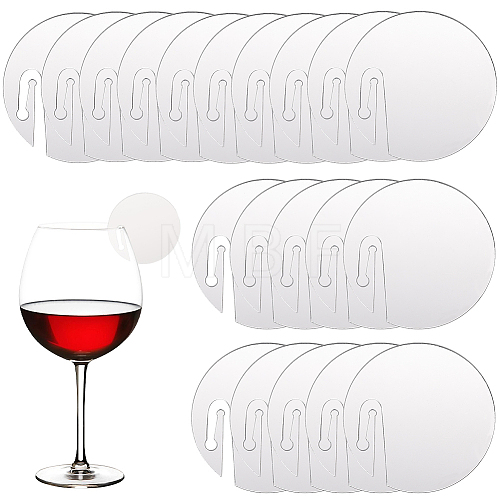 20Pcs Acrylic Wine Glass Charms AJEW-SC0001-57C-1