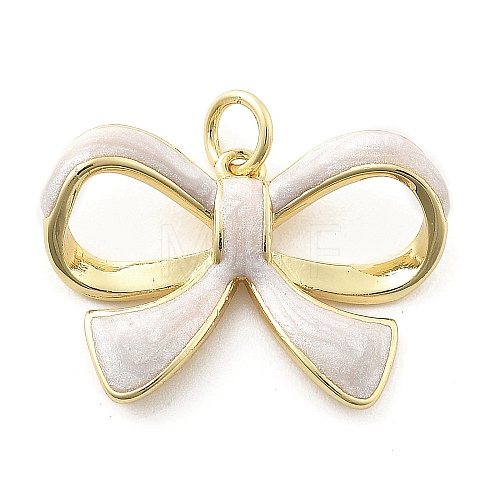 Brass Enamel Pendants KK-Q029-05G-03-1