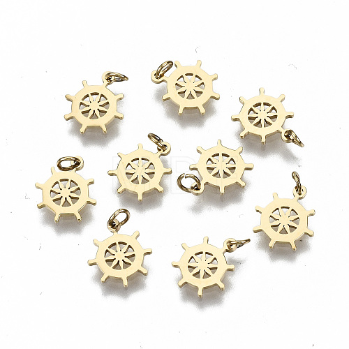 304 Stainless Steel Charms STAS-S116-055G-1