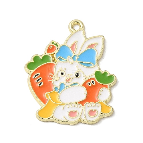 Easter Alloy Enamel Pendants ENAM-Q506-01D-1