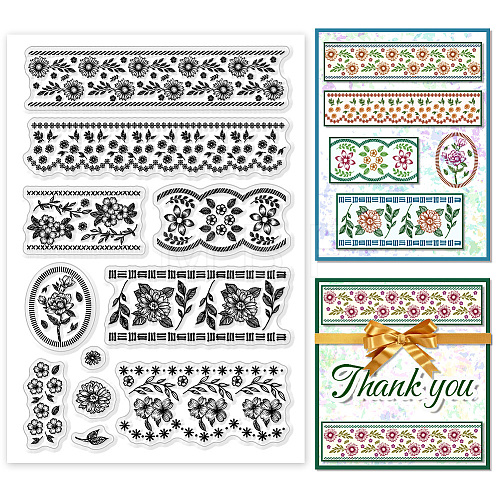 Custom PVC Plastic Clear Stamps DIY-WH0618-0063-1