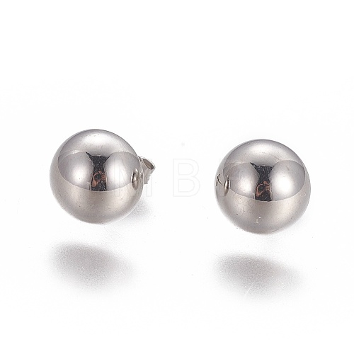 Tarnish Resistant 304 Stainless Steel Stud Earrings EJEW-F234-48P-1