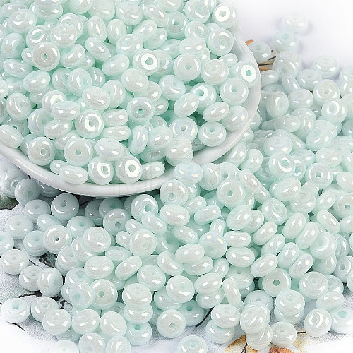 Opaque Colours Luster Glass Seed Beads SEED-P008-01C-04-1