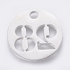 Non-Tarnish 304 Stainless Steel Pendants STAS-F233-28-P-2