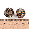 Polymer Clay Pave Rhinestone Beads RB-T018-02A-3