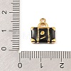 304 Stainless Steel Enamel Pendants STAS-Z199-05G-02-3