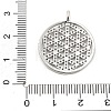 Brass Micro Pave Cubic Zirconia Pendants KK-L228-33P-3