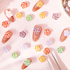 100Pcs Luminous Opaque Resin Decoden Cabochons MRMJ-SP0001-29-7