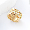 304 Stainless Steel Twisted Wire Design Finger Rings DM2174-8-1