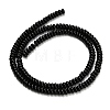 Natural Black Onyx Beads Strands X-G-L635-A01-4x2mm-01-4