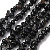 Natural Black Agate Beads Strands G-L655-A01-01A-2