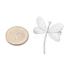 Anti-Tarnish 304 Stainless Steel Dragonfly Open Cuff Rings RJEW-M047-07P-3