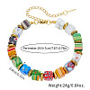 Millefiori Lampwork Beaded Bracelets for Women WGC5980-01-5