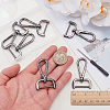 6Pcs Zinc Alloy Swivel Clasps FIND-SP0005-67B-3