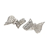 Brass Crystal Rhinestone Filigree Connector Charms RB-CBA890A-01P-2
